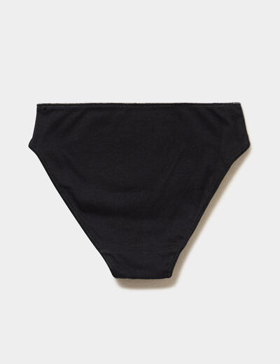 Lot 7 culottes coton majoritaire noir fille