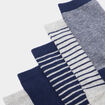 Lot 5 paires chaussettes gris gar&ccedil;on
