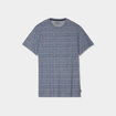 T-shirt manches courtes col rond bleu marine homme