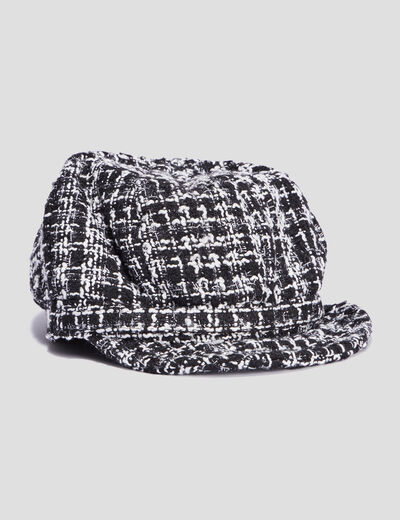 Casquette gavroche noir femme