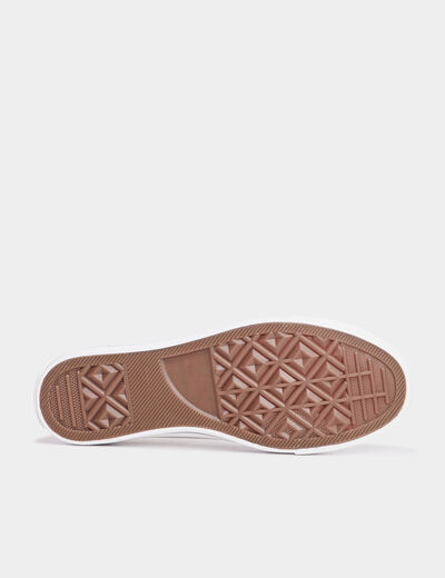 Tennis en toile à lacets Creeks blanc femme