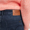 Jeans standard coupe regular Creeks denim blue black femme