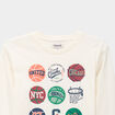 T-shirt manches longues coton ecru gar&ccedil;on