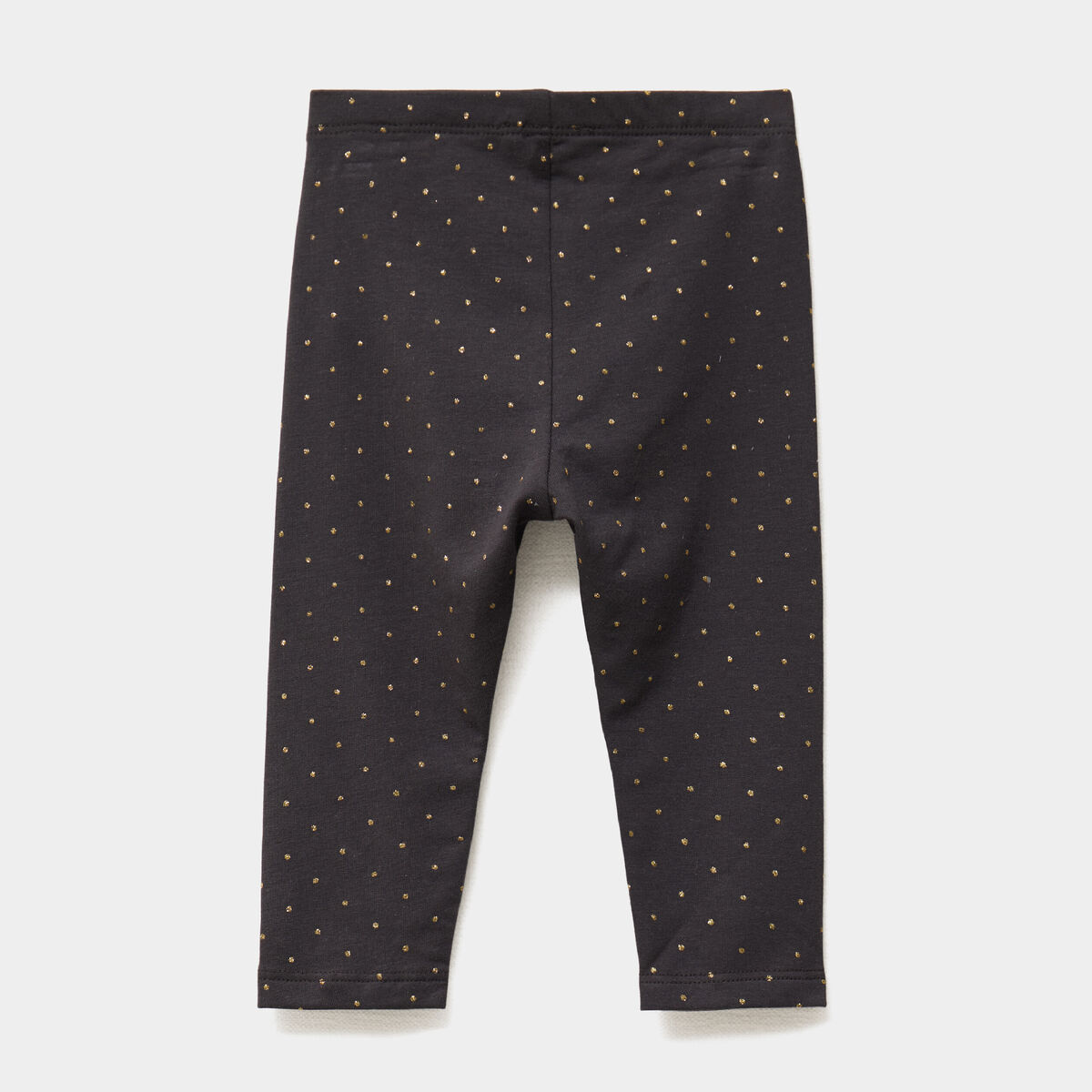 Legging doublé taille élastiquée gris foncé bébé fille
