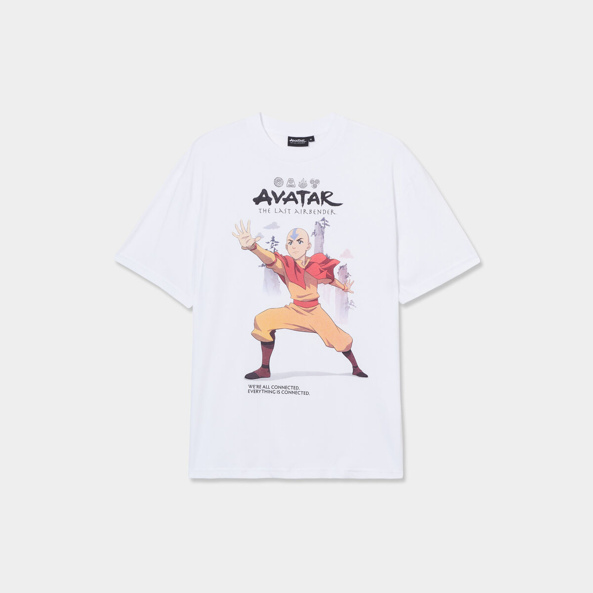 T-shirt manches courtes Avatar Aang sable homme
