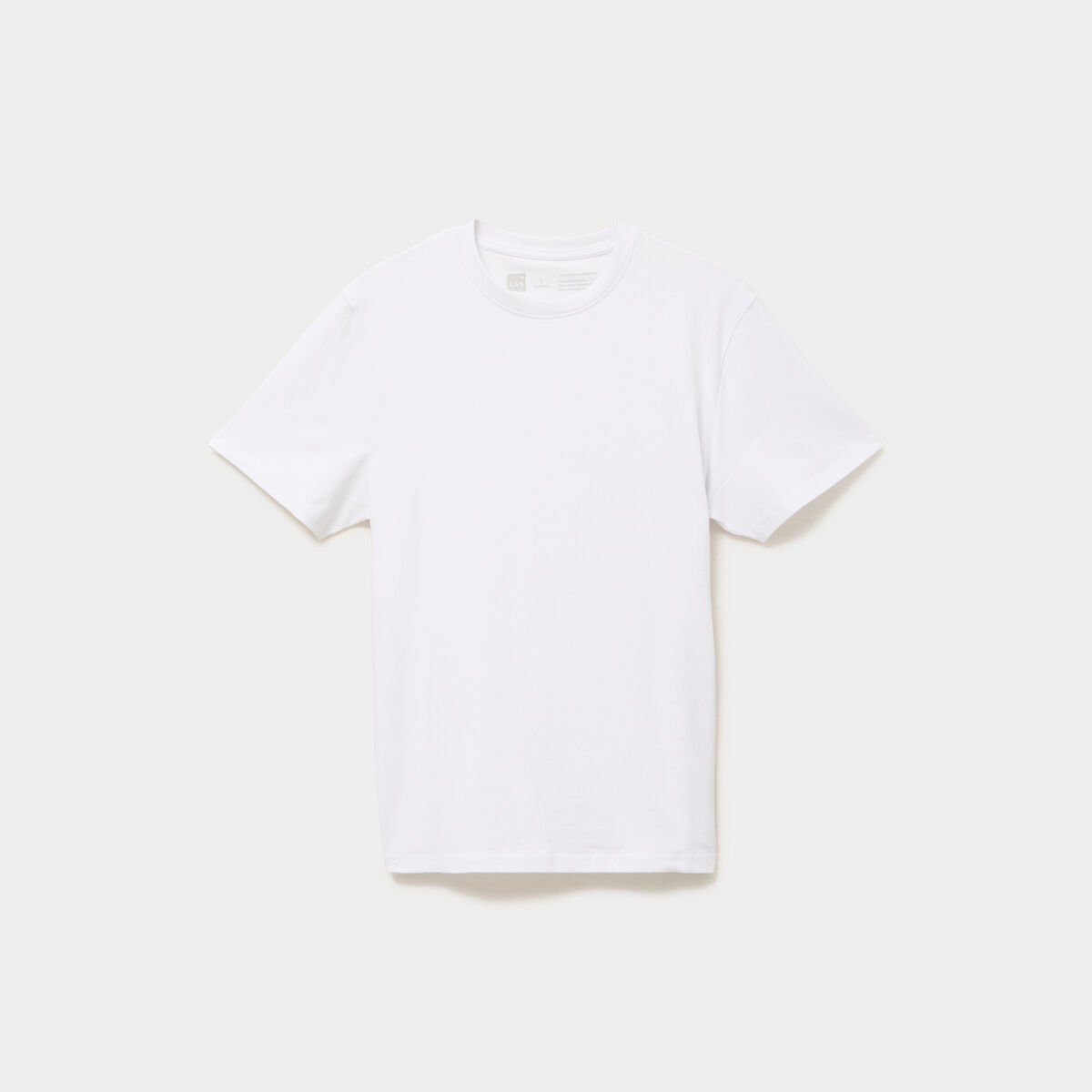T-shirt slim stretch manches courtes blanc homme