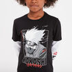 T-shirt manches longues coton Kakashi noir garçon
