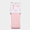 Collant côtelé coton rose fille