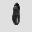 Derbies à lacets en cuir noir homme