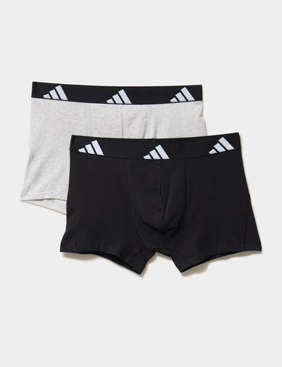 Lot 2 boxers Active Flex Adidas gris homme