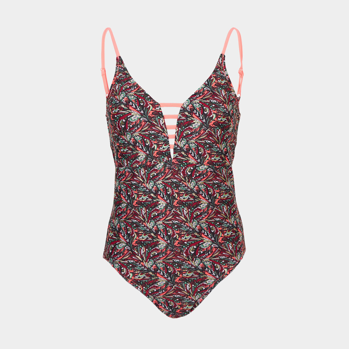 Maillot de bain une pi&egrave;ce multicolore femme