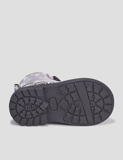 Bottines vernies à lacets multicolore bébé fille