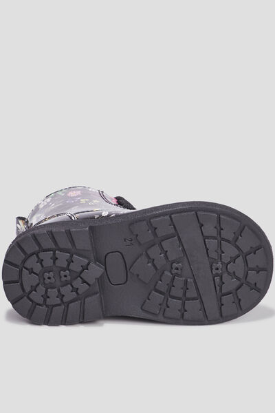 Bottines vernies &agrave; lacets multicolore b&eacute;b&eacute; fille
