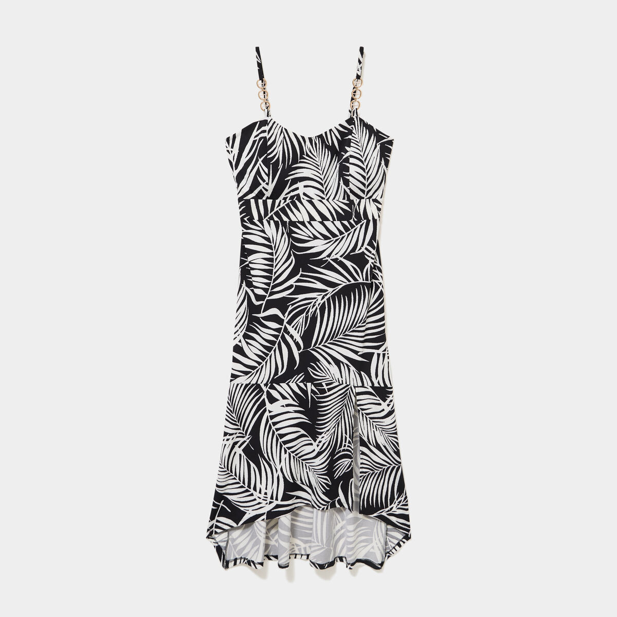 Robe ajust&eacute;e fluide longue &agrave; bretelles noir femme