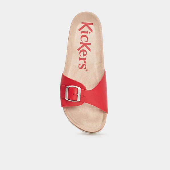 Mules Kickers Kickeyra rouge femme