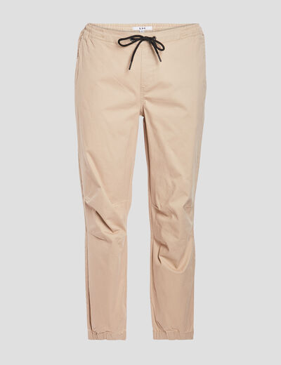 Pantalon jogpant sable homme