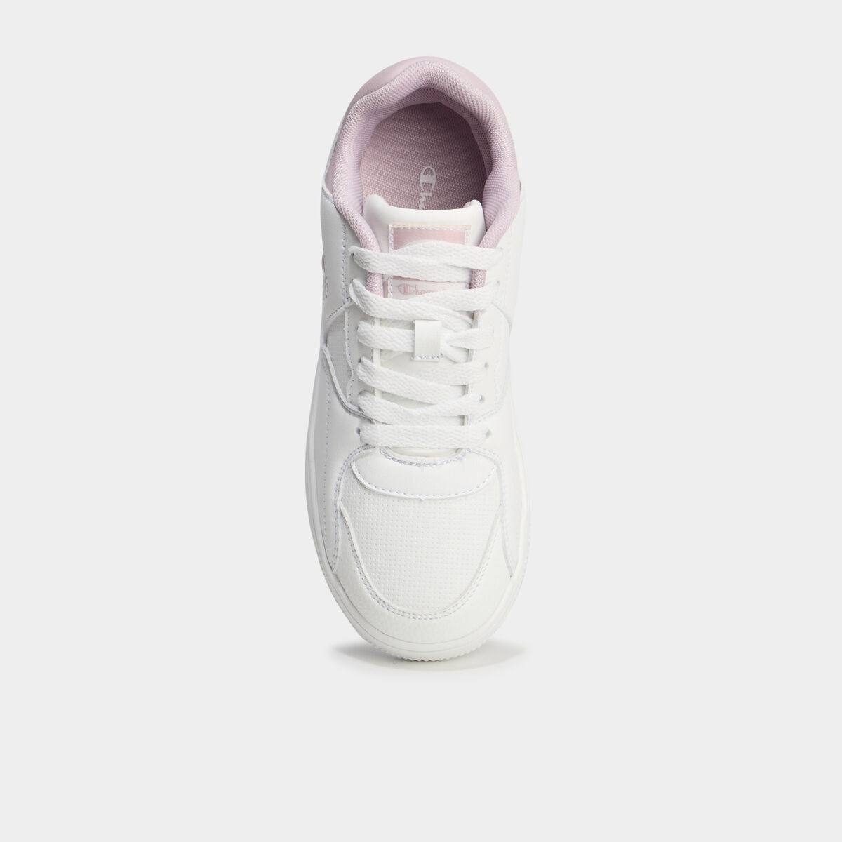 Baskets &agrave; lacets Champion RD25 rose femme