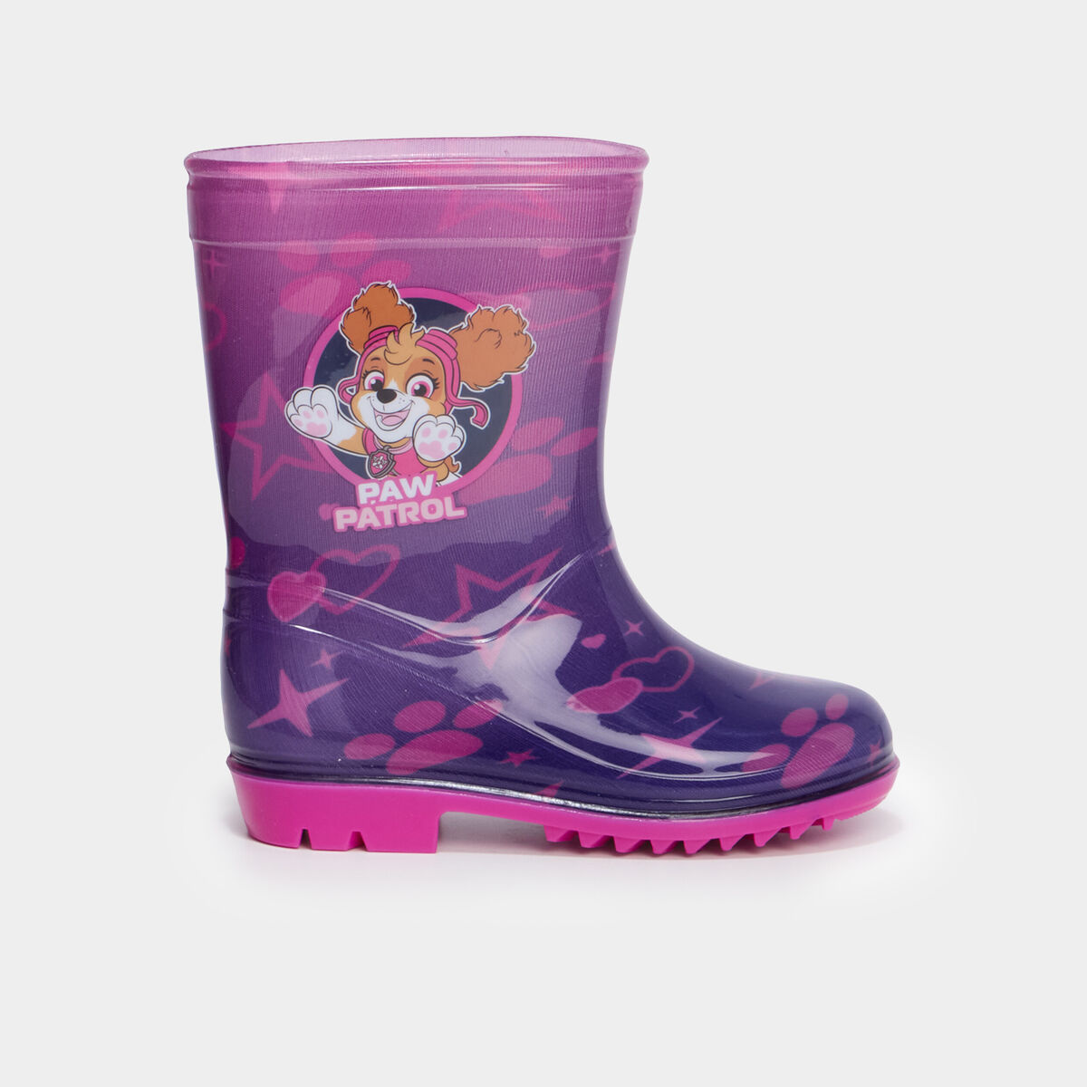 Bottes de pluie Pat Patrouille violet fille