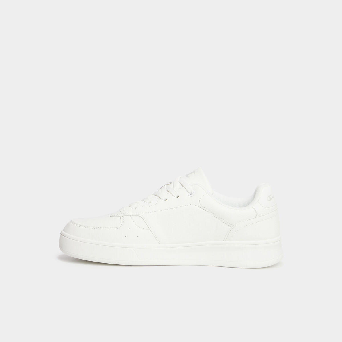 Tennis basses &agrave; lacets Champion Newman blanc homme