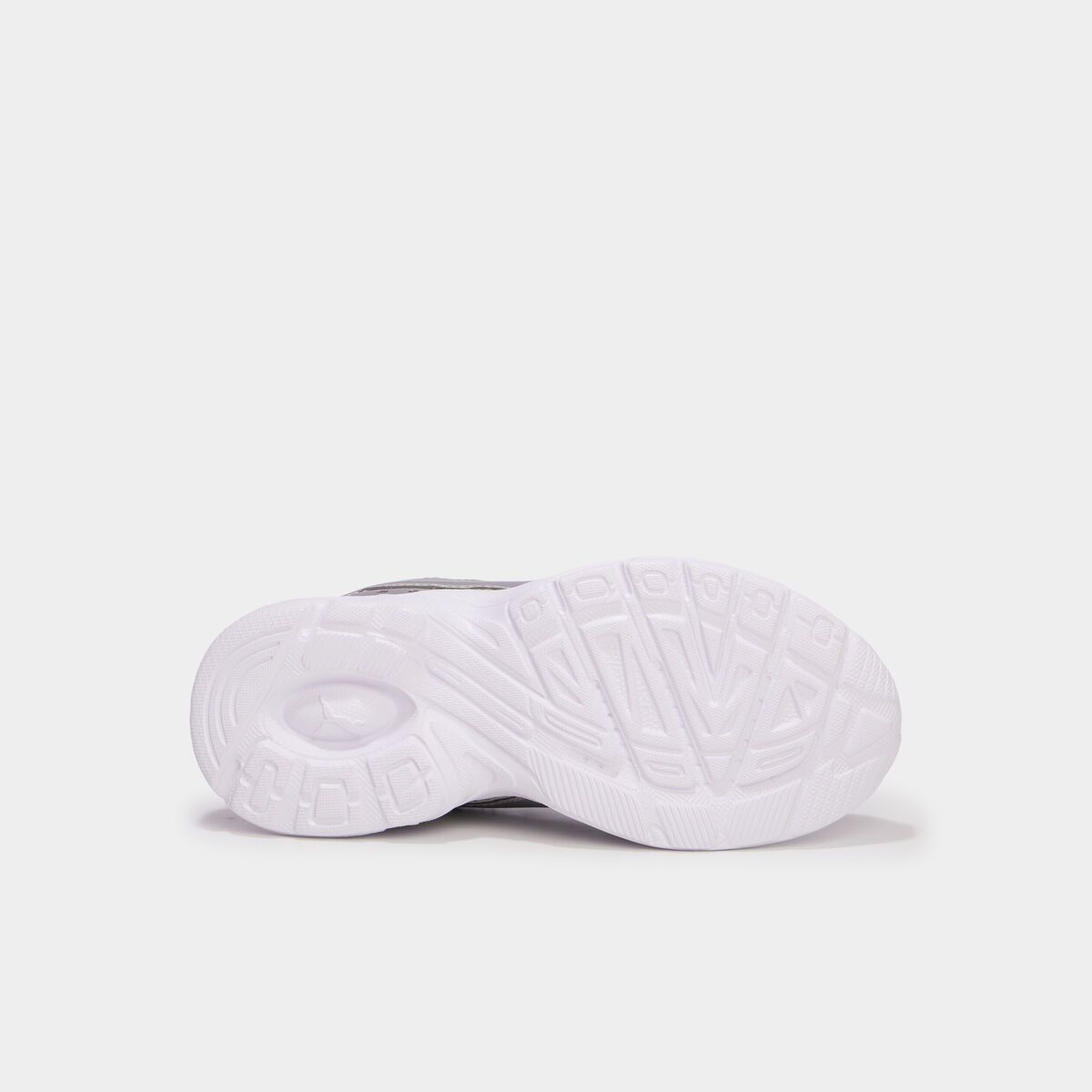 Baskets running &agrave; lacets Puma Milenio gris argent fille
