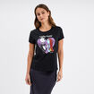 T-shirt &Eacute;trange No&euml;l Monsieur Jack noir femme