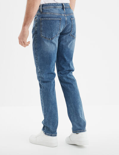 Jeans denim straight 5 poches Creeks denim double stone homme