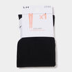 Collant doubl&eacute; polaire noir fille