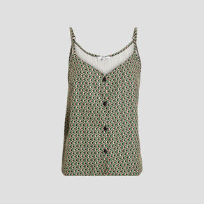 Caraco bretelles fines vert femme