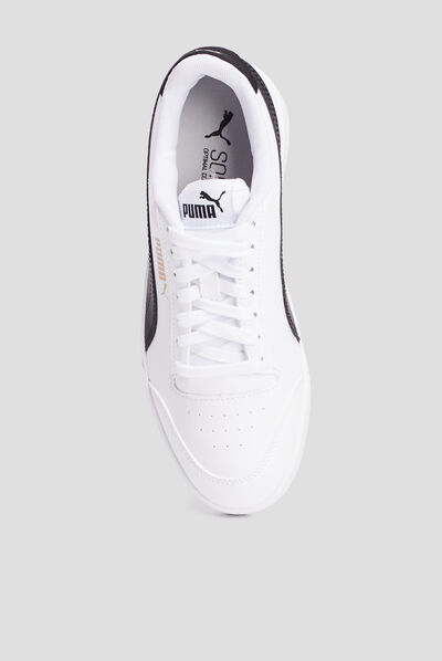Tennis à lacets Puma Shuffle blanc garçon