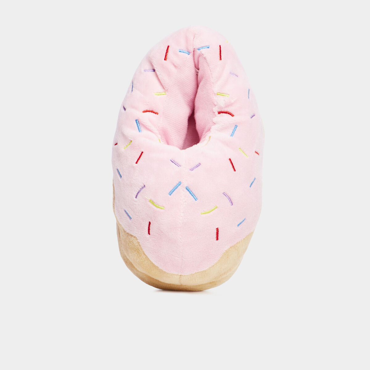 Chaussons aspect velours multicolore fille
