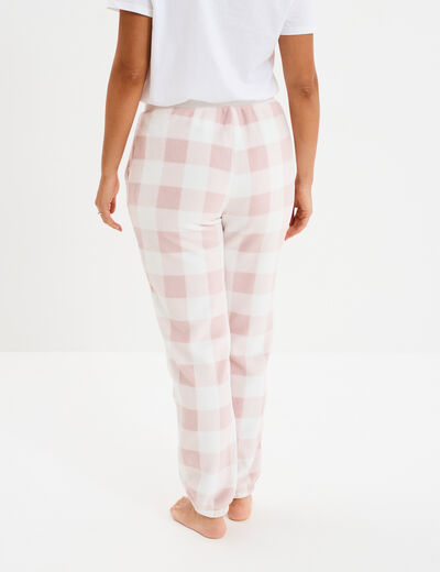 Pantalon de pyjama rose femme