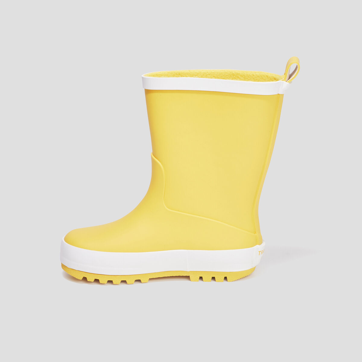 Bottes de pluie Trappeur jaune garçon