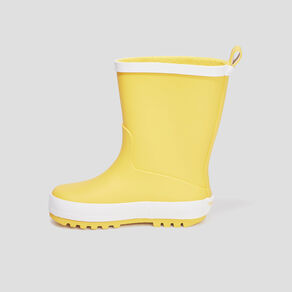 bottes de pluie trappeur jaune garcon Bottes de pluie Trappeur jaune garçon