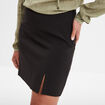 Jupe courte crayon noir femme