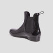 Bottines chelsea de pluie noir femme