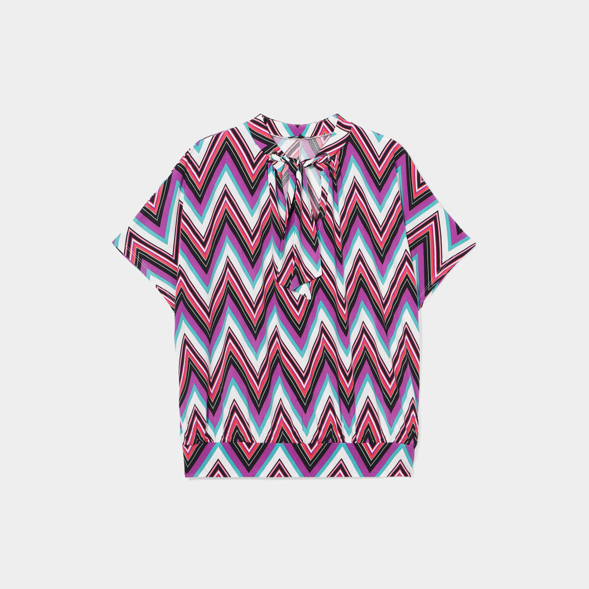 T-shirt à manches courtes ecru femme