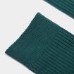 Lot 2 paires chaussettes côtelées vert foncé homme