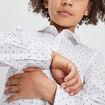 Chemise manches longues blanc garçon