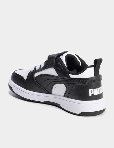 Tennis basses &agrave; lacets Puma Rebound V6 noir gar&ccedil;on