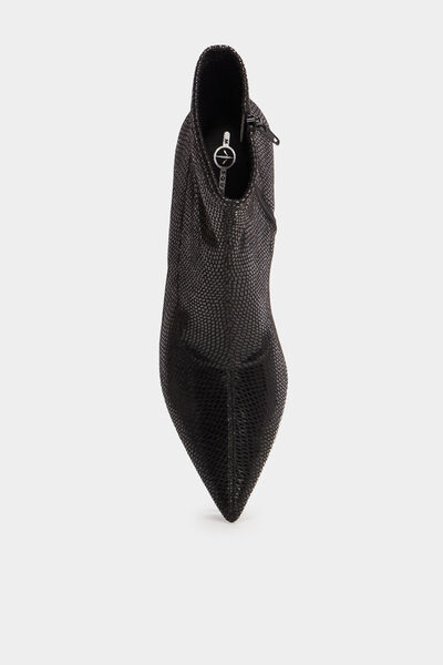 Bottines talons aiguilles Mosquitos noir femme