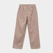 Pantalon relaxed taille ajustable coton gris gar&ccedil;on