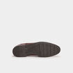 Derbies en cuir avec lacets marron foncé homme