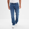 Jean stretch coupe regular denim stone homme