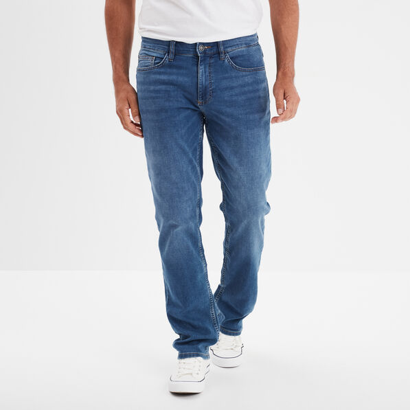 Jean stretch coupe regular denim stone homme