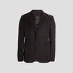 Veste de costume droite ajust&eacute;e noir homme
