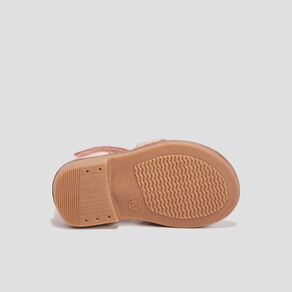 sandales en cuir rose bebef Sandales en cuir rose bébé fille