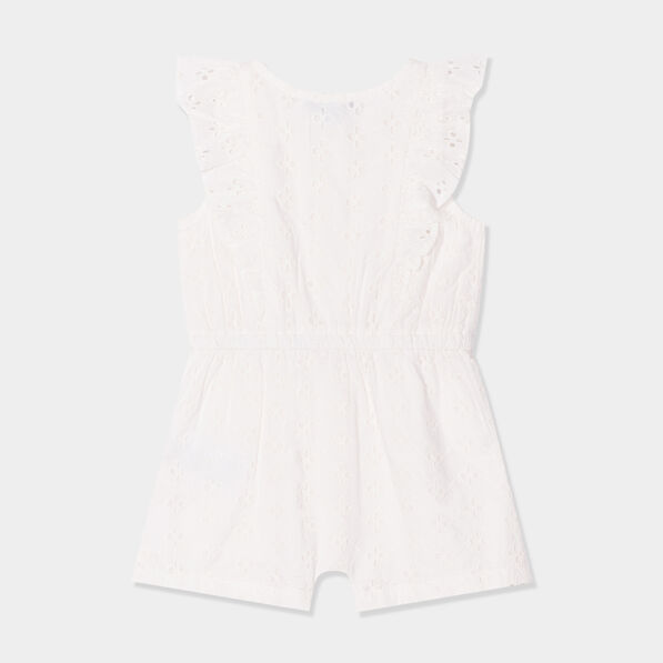 combishort coton broderie anglaise blanc bebef Combishort coton broderie anglaise blanc bébé fille