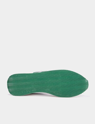 Chaussures running à lacets blanc homme