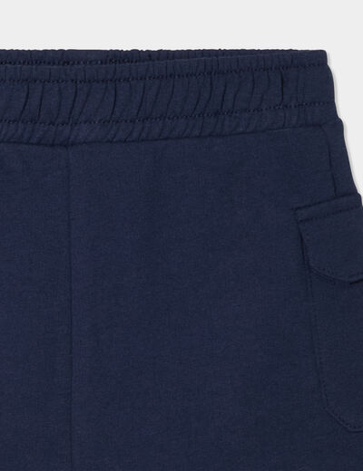 Short avec poches côtés bleu marine bébé garçon