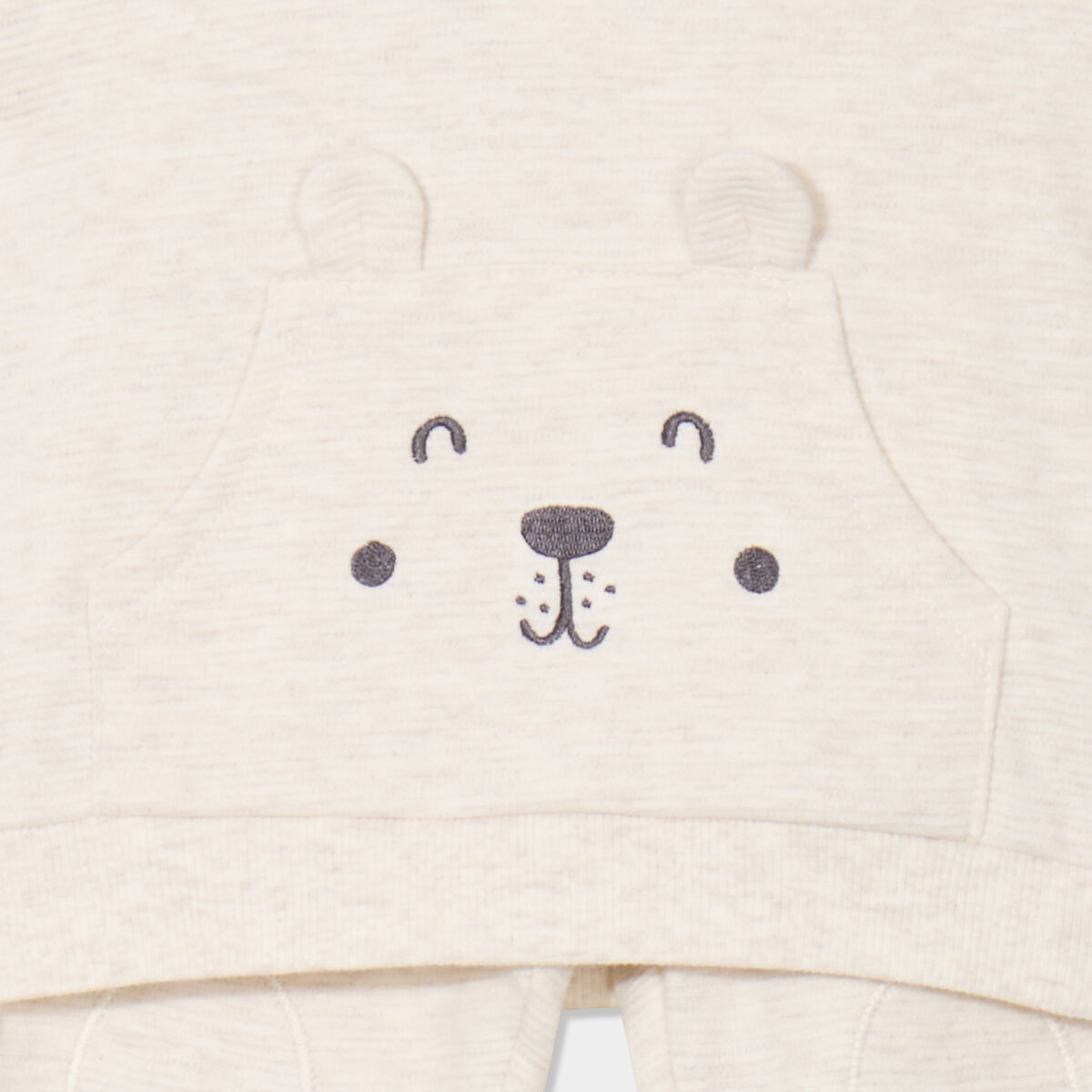 Ensemble 2 pi&egrave;ces sweat et jogging coton beige b&eacute;b&eacute; gar&ccedil;on